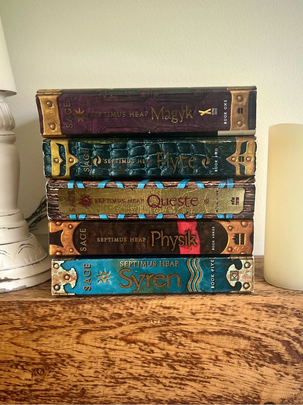 Septimus Heap Books 1–5 Paperback Lot Angie Sage Magyk Fantasy Series